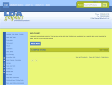 Tablet Screenshot of lda-graphics.com